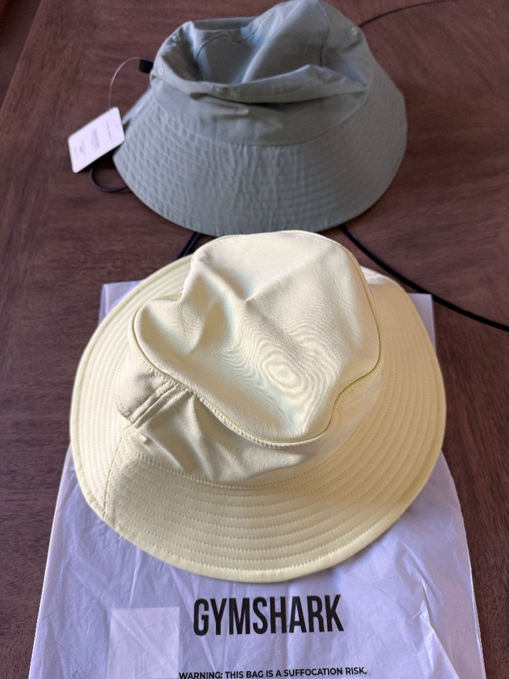 2 Bucket Hats NWT Gymshark & Fabletics